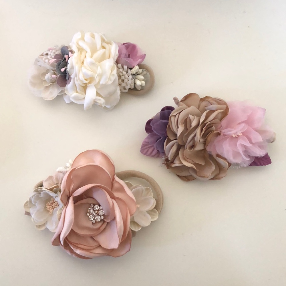 NWOT Baby girl headbands